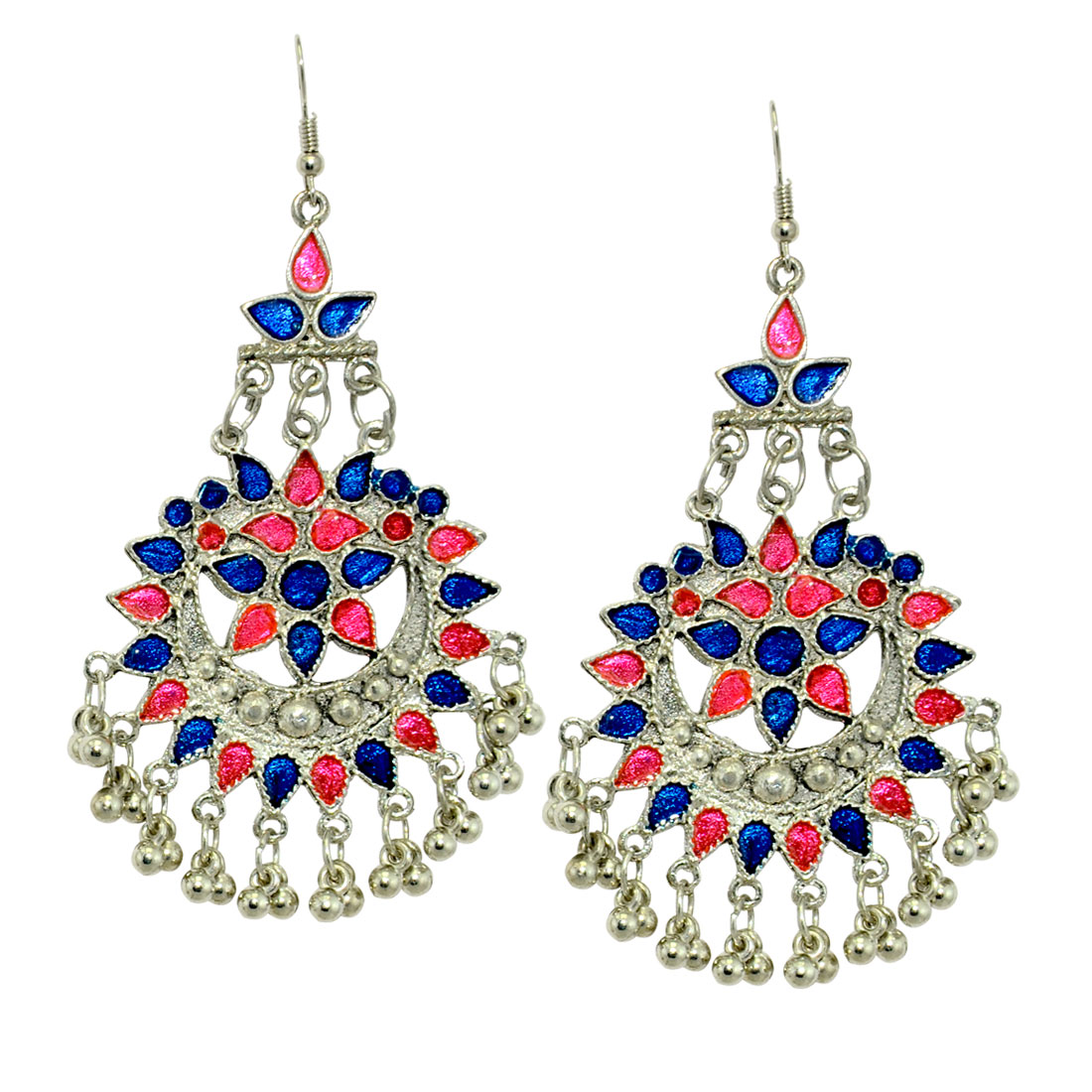 Oxidized Chandbali Earrings Pair For Girls And Women